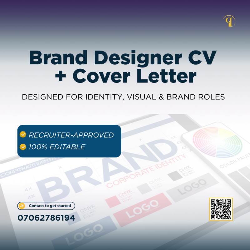 Brand Designer CV + Cover Letter