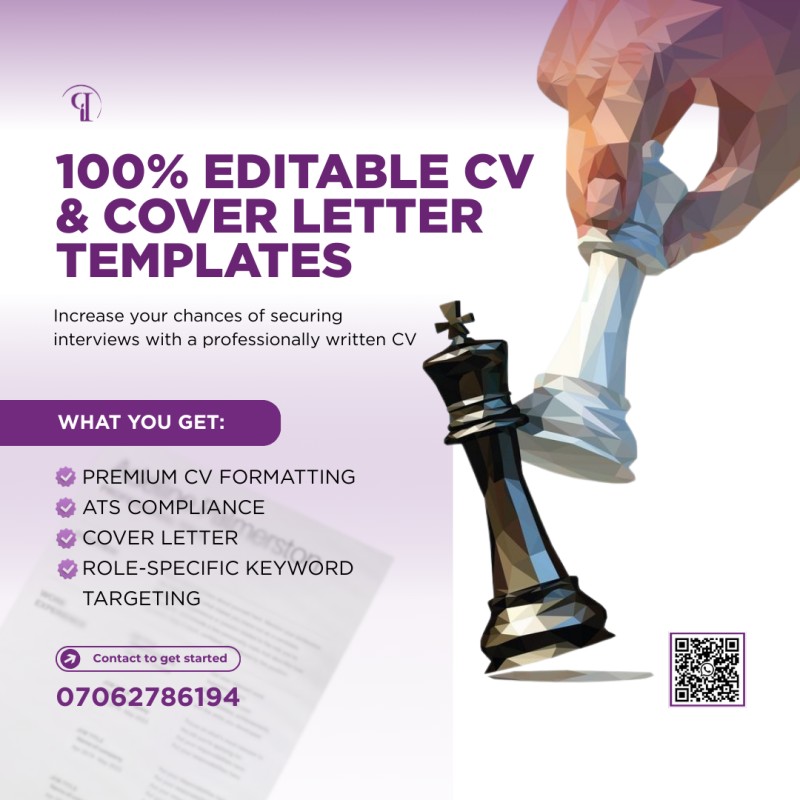 Content Creator CV + Cover Letter