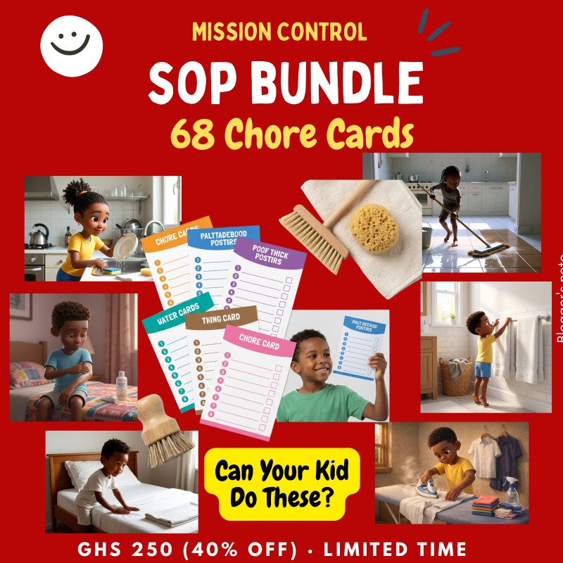 SOP CHORE CARDS