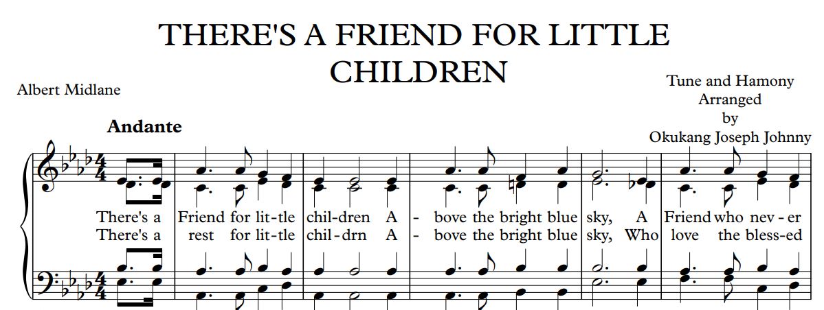 THERE'S A FRIEND FOR LITTLE CHILDREN