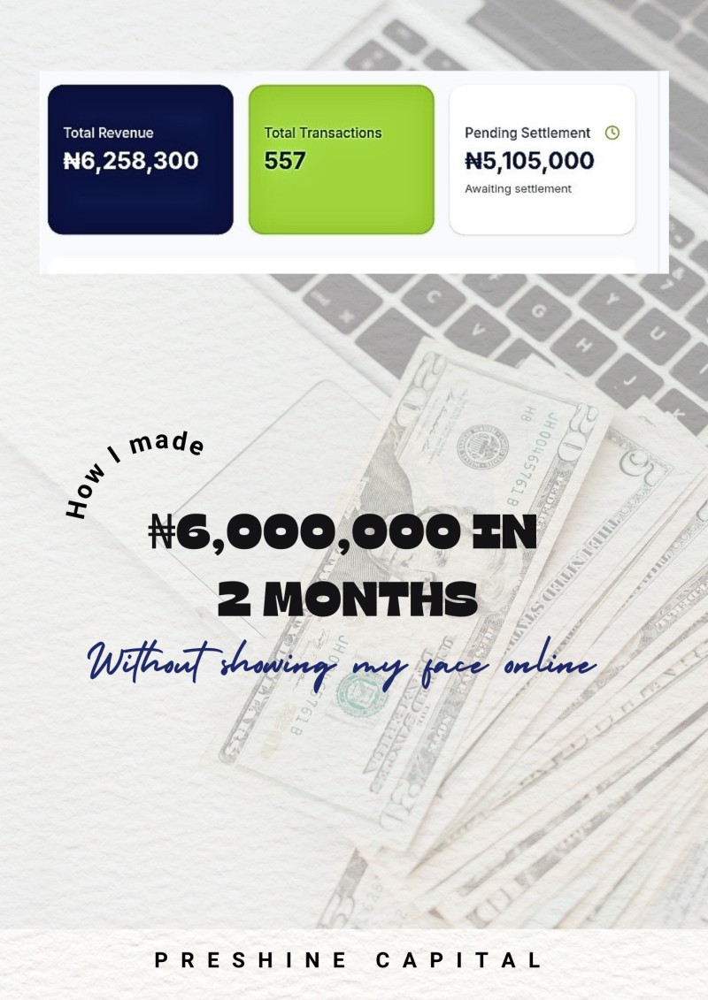 How I Made Over $6,000 in 2 Months without Showing My Face