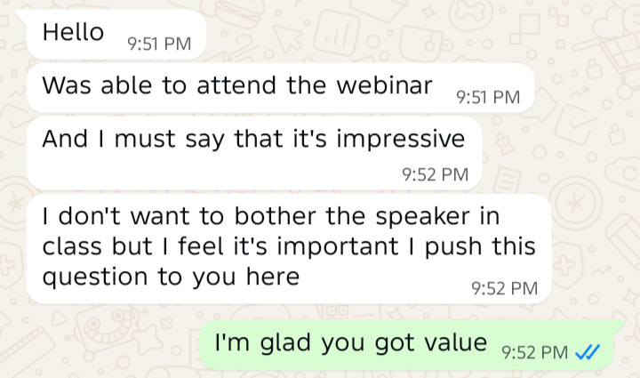 Customer review 1