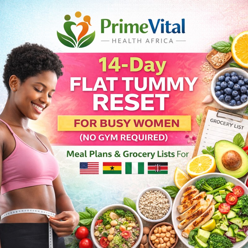 14-Day Flat Tummy Reset for Busy Women (No Gym Required)