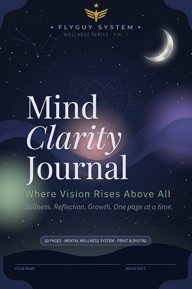 Mind Clarity Journal™ – 7 Day Reset for Focus & Emotional Balance