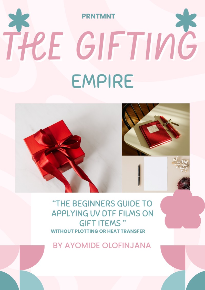 THE BEGINNERS GUIDE TO APPLYING UV DTF FILMS ON GIFT ITEMS, without plotting or heat transfer