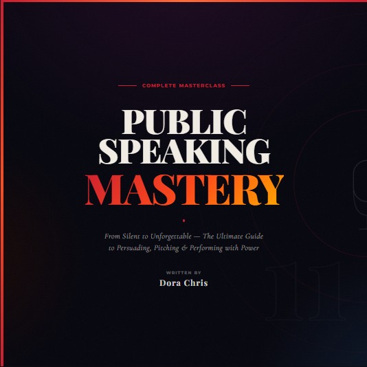 Public Speaking Mastery: From Silent to Unforgettable