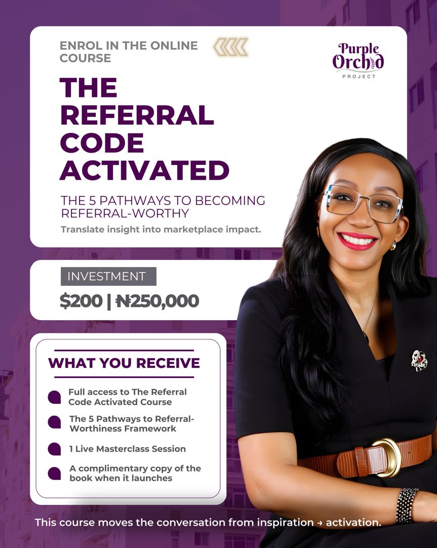 The Referral Code Activated