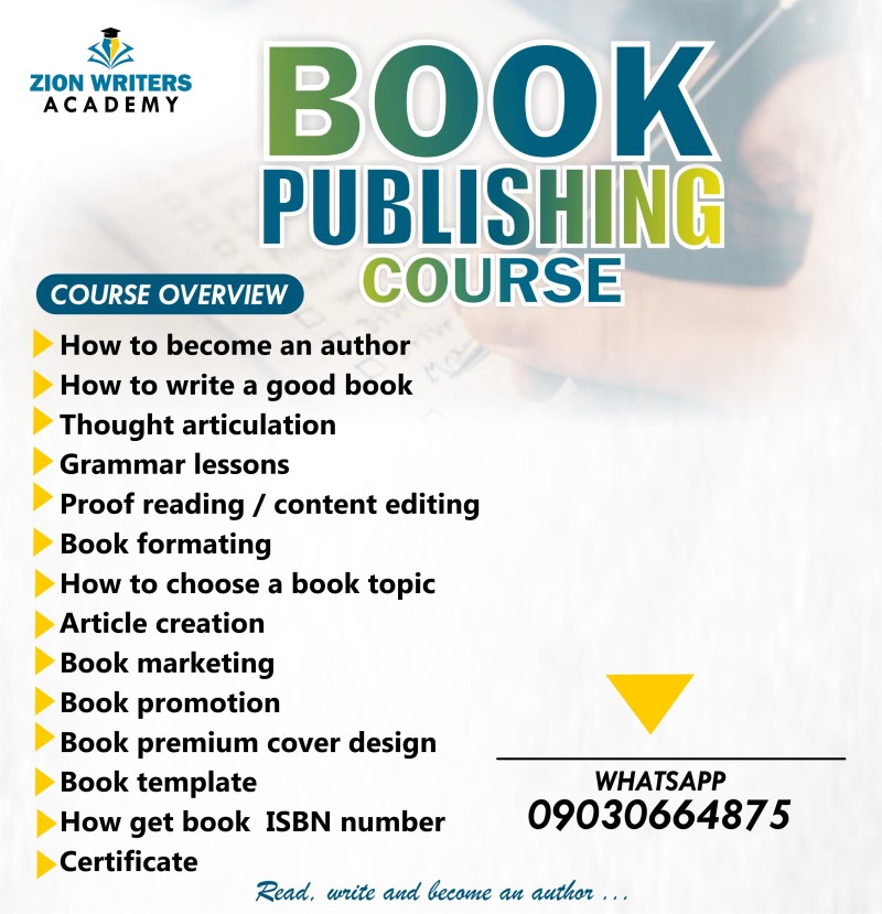 Book Publishing Course