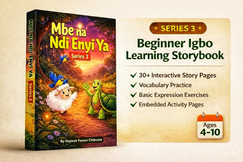 Mbe na Ndị Enyi Ya – Series 3: Interactive Igbo Storybook for Beginners copy