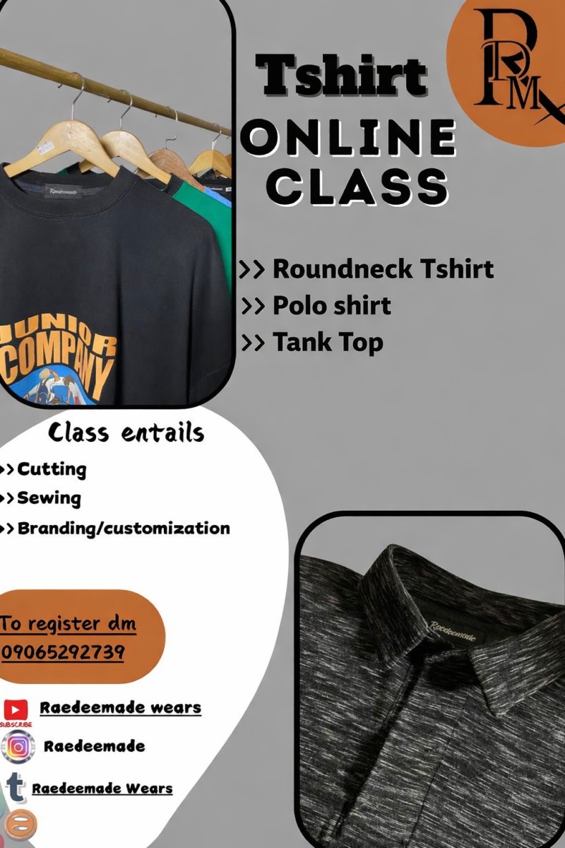 Tshirt and Polo online class