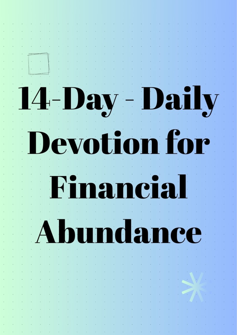 4-Day Daily Devotion for Financial Abundance