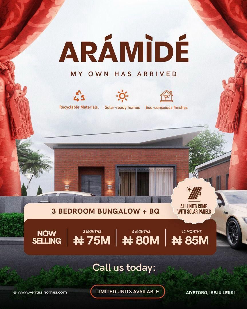 ARAMIDE Estate Affordable 3 Bedroom Bungalow In Ajah