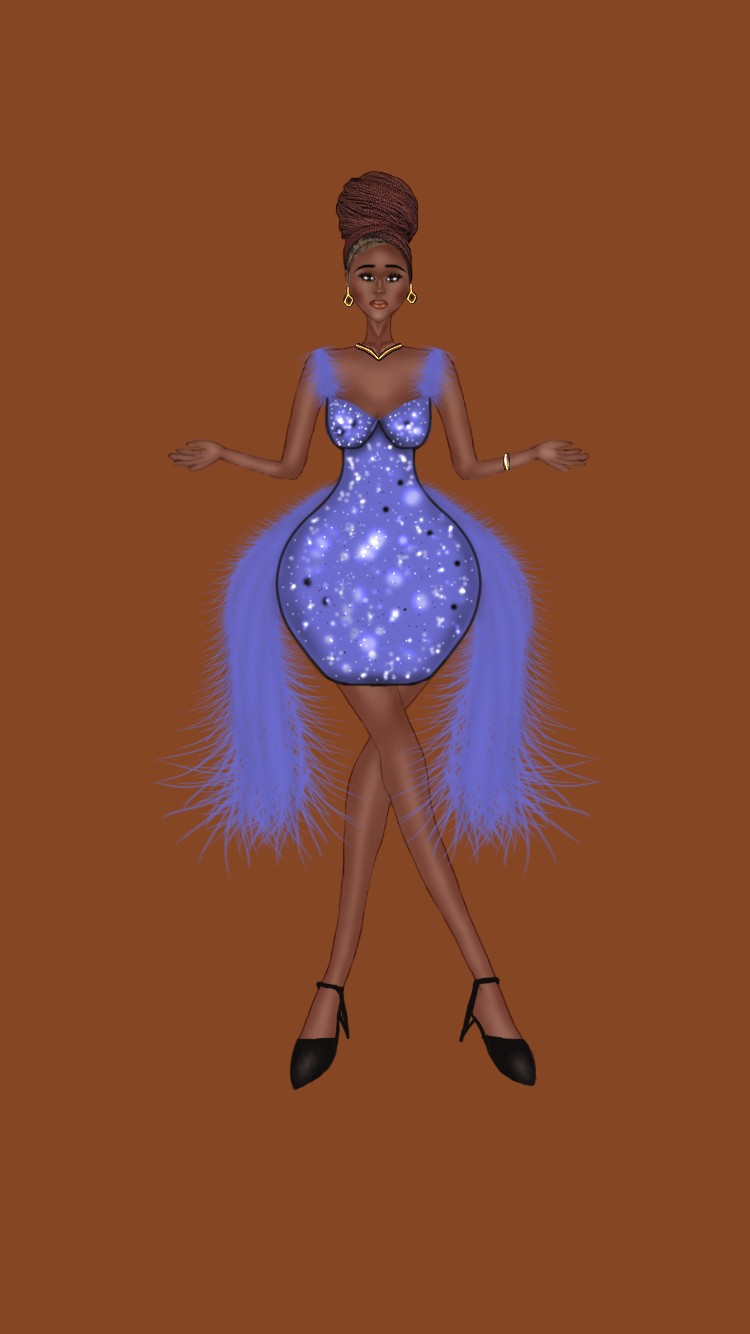 Colored Fashion croqui
