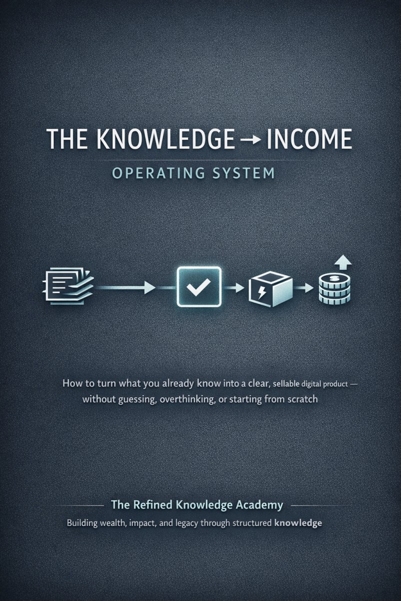 The Knowledge → Income Operating System (KIOS)