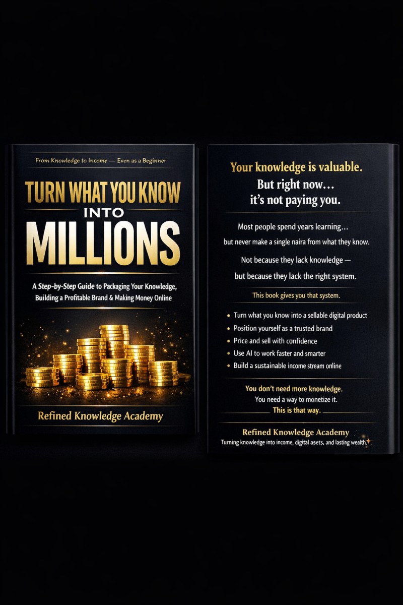 TURN WHAT YOU KNOW INTO MILLIONS