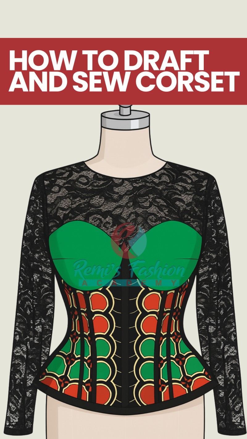 How To Draft & Sew Corset Top