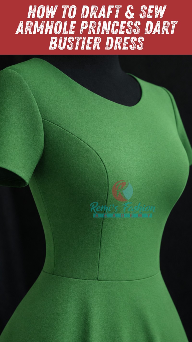 How To Draft & Sew Princess Dart Bustier Top