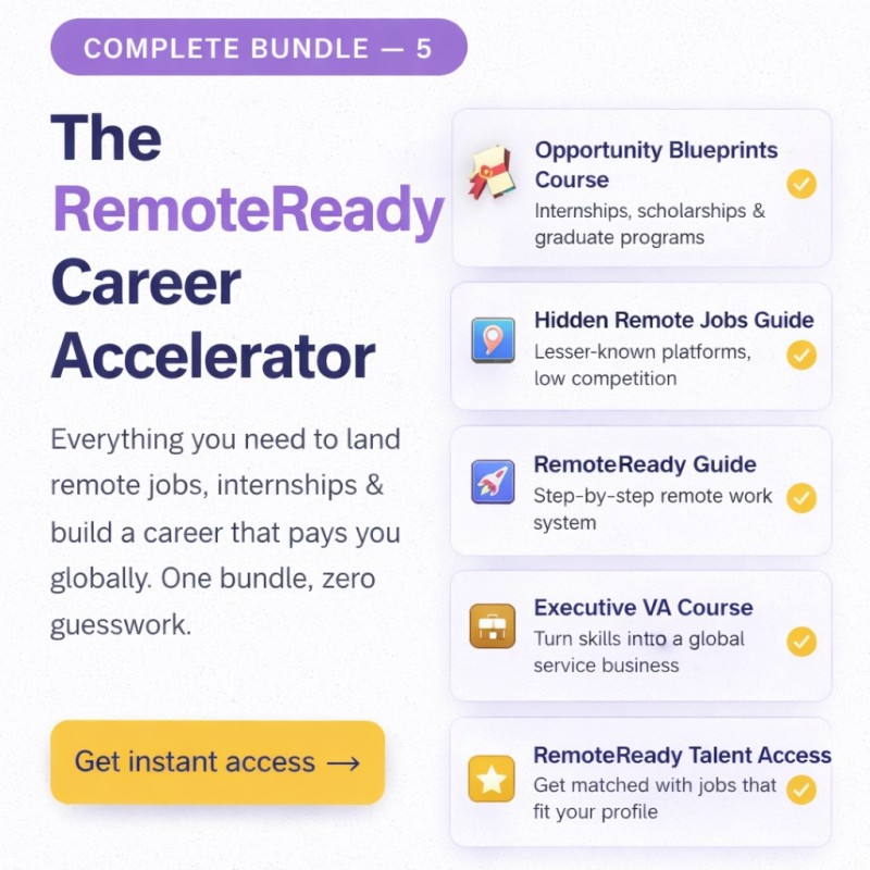 The RemoteReady Career Accelerator Bundle
