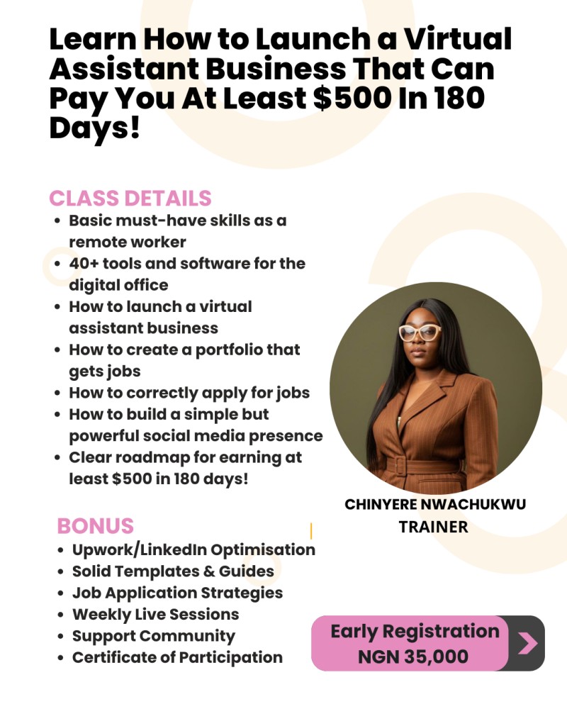 THE VIRTUAL ASSISTANT PROGRAM-JANUARY 2026 COHORT!