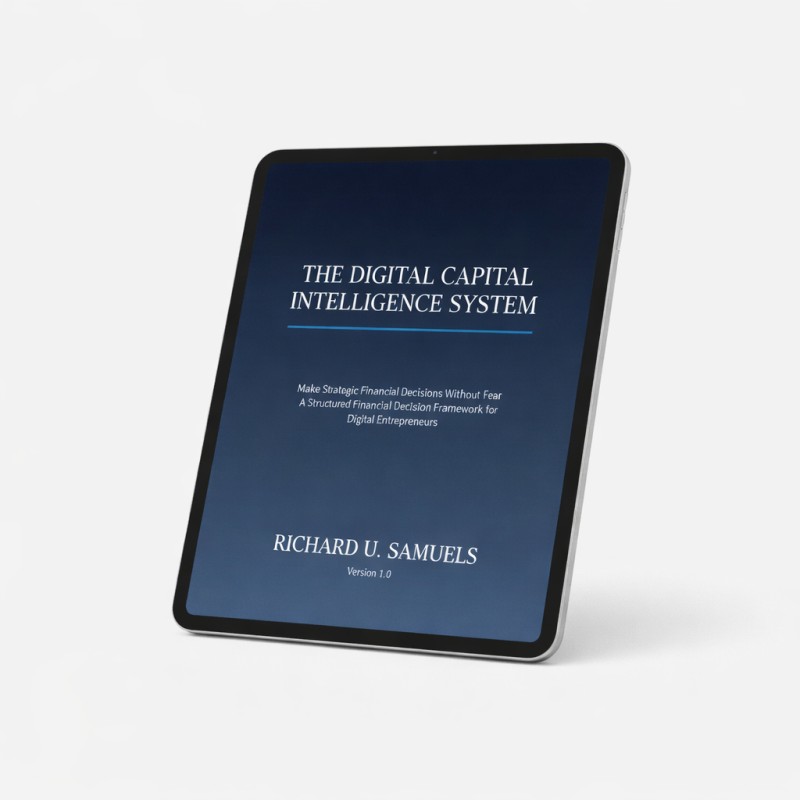 THE DIGITAL CAPITAL INTELLIGENCE SYSTEM A Structured Financial Decision Framework for Digital Entrepreneurs