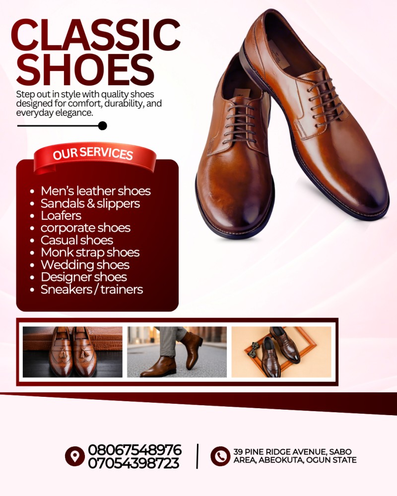 MEN'S SHOES FLYER