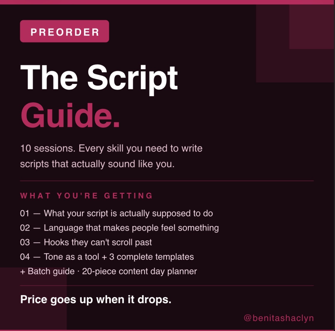 The Script Guide