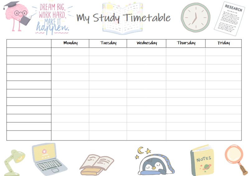 Study Timetable