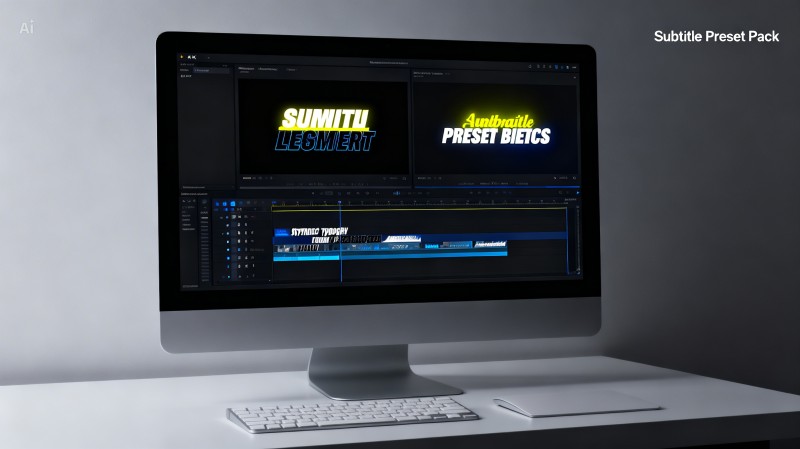 Pro level subtitle Presets