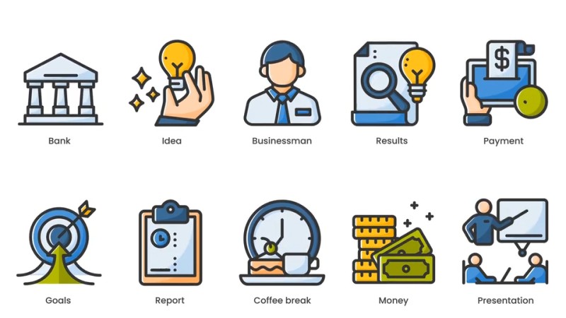 400+ Animated Icons for Video Editing part 2