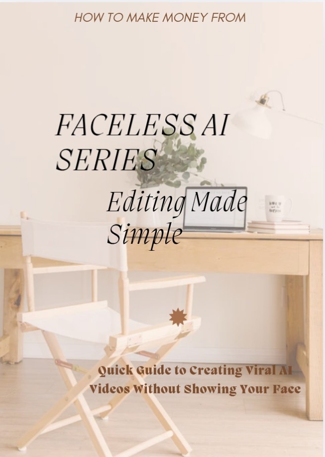 How to make money from faceless Ai series