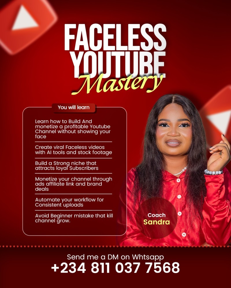 FACELESS YOUTUBE CHANNEL