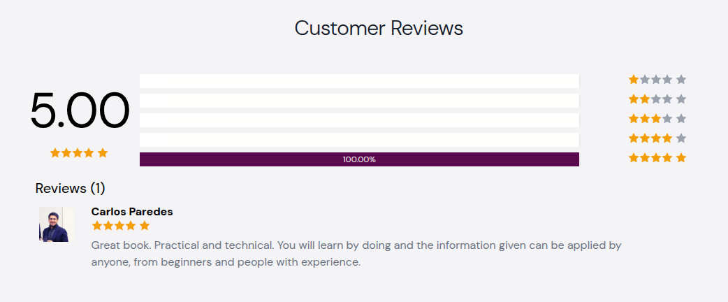Customer review 1