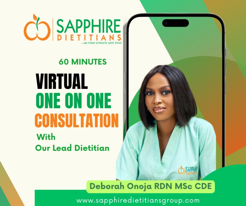 One on One Consultation With Our Lead Dietitian
