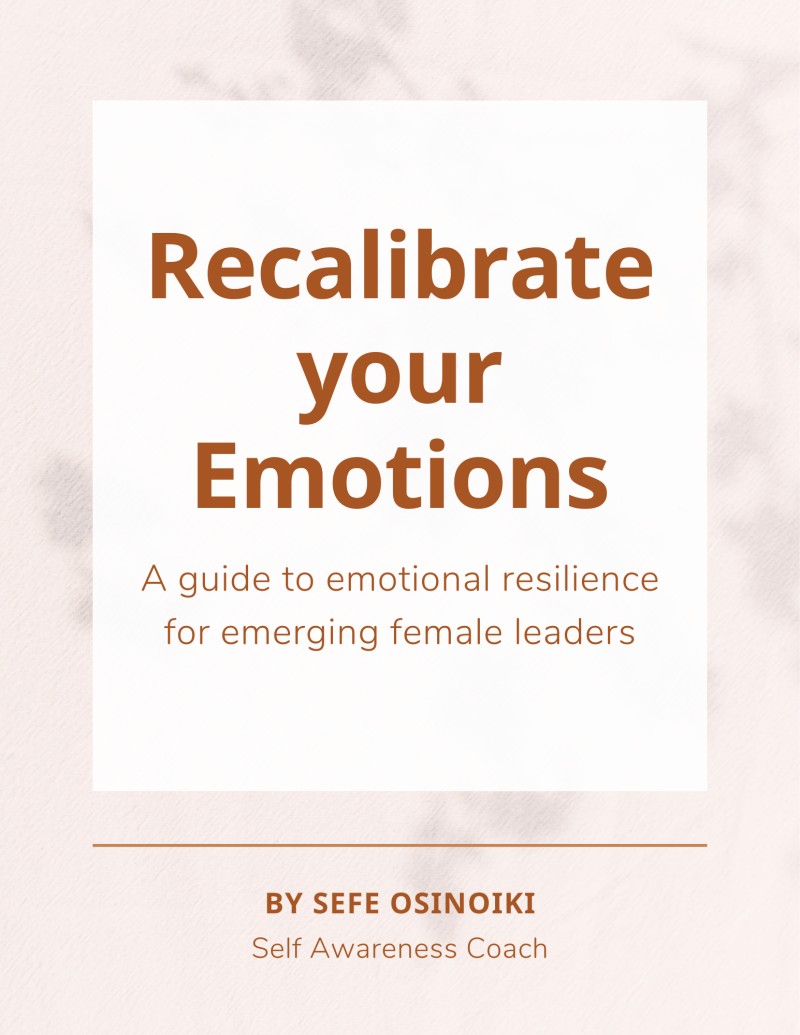 Recalibrate Your Emotions