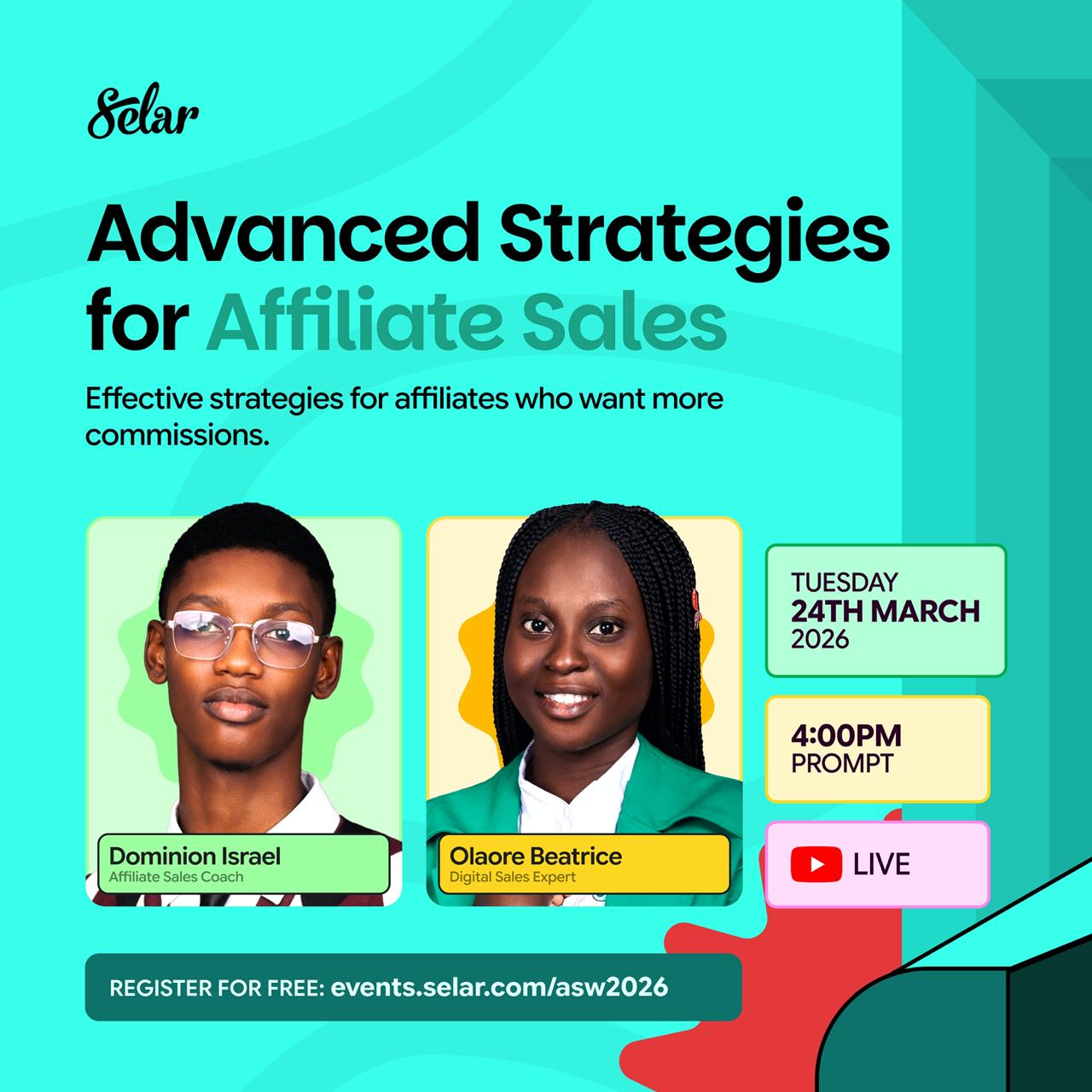 Advanced Strategies for Affiliate Sales - Webinar Replay