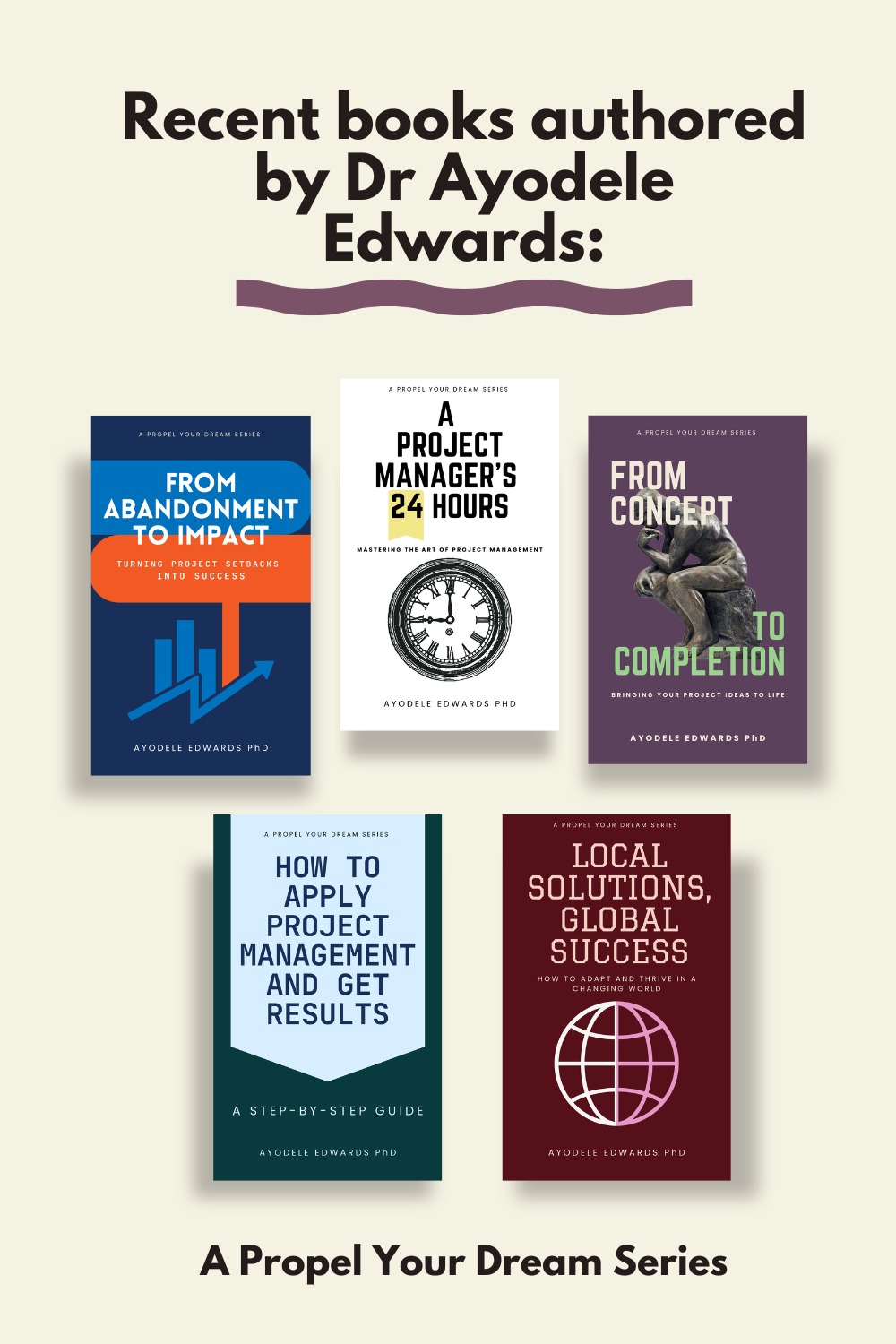 Comprehensive 5-book project management series