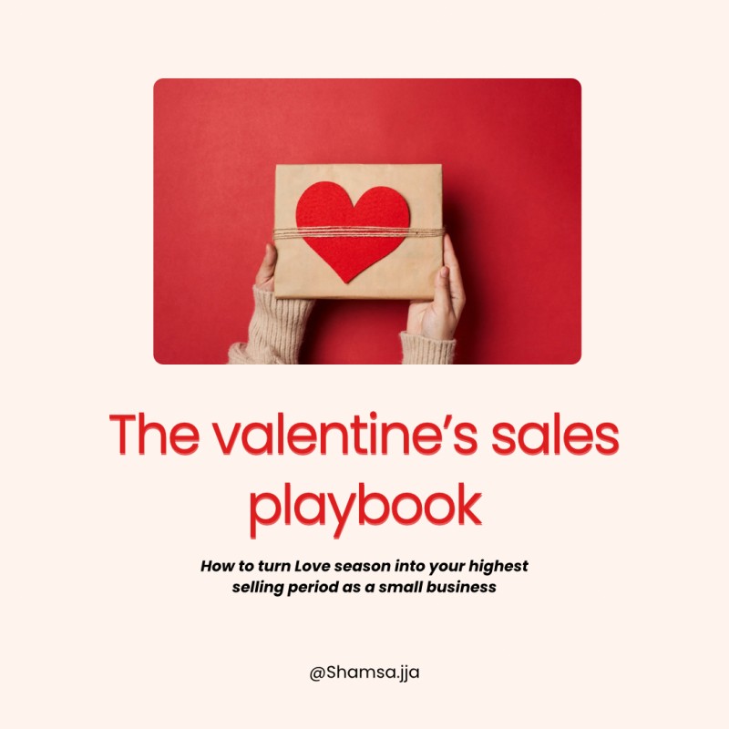 The Valentine's sales playbook