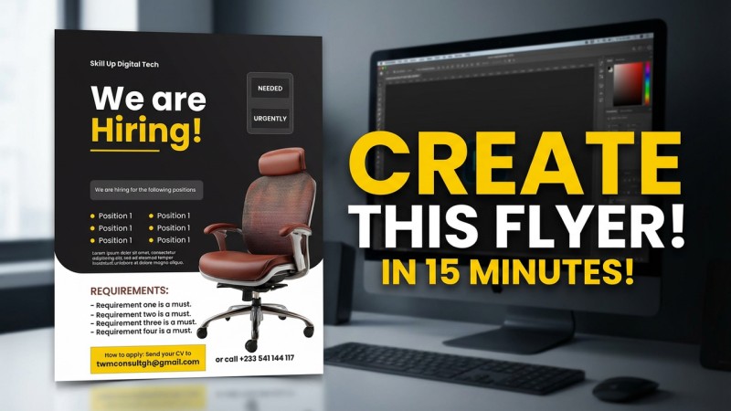 Flier Design Project Files (Photoshop) – Complete Editable Source File