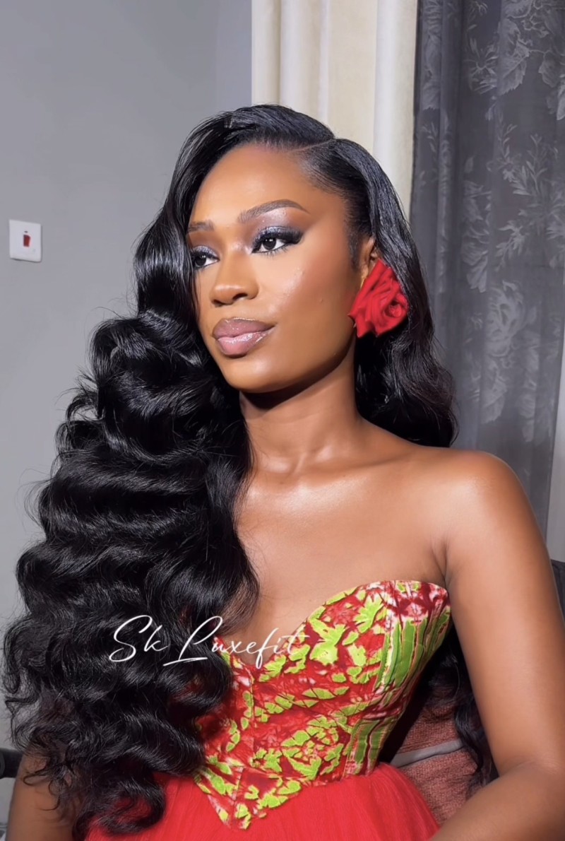 SIDE PART TRAD SEW-IN