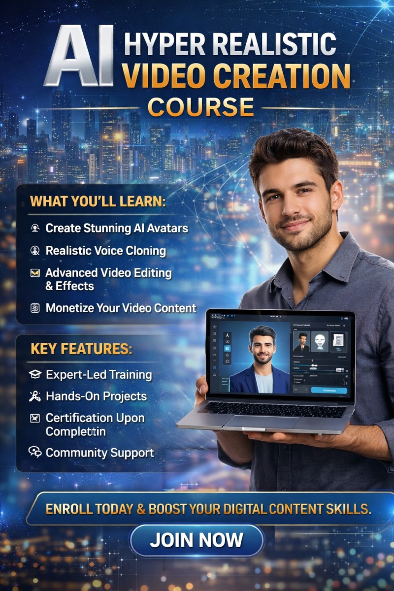 AI HYPER REALISTIC VIDEO CREATION COURSE 📽️