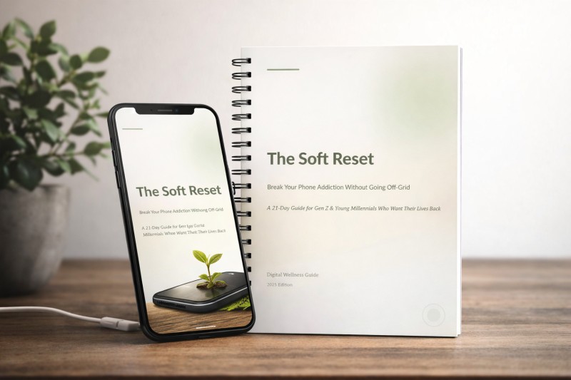 The Soft Reset: A 21-Day Guide to Break Phone Addiction Without Going Off-Grid