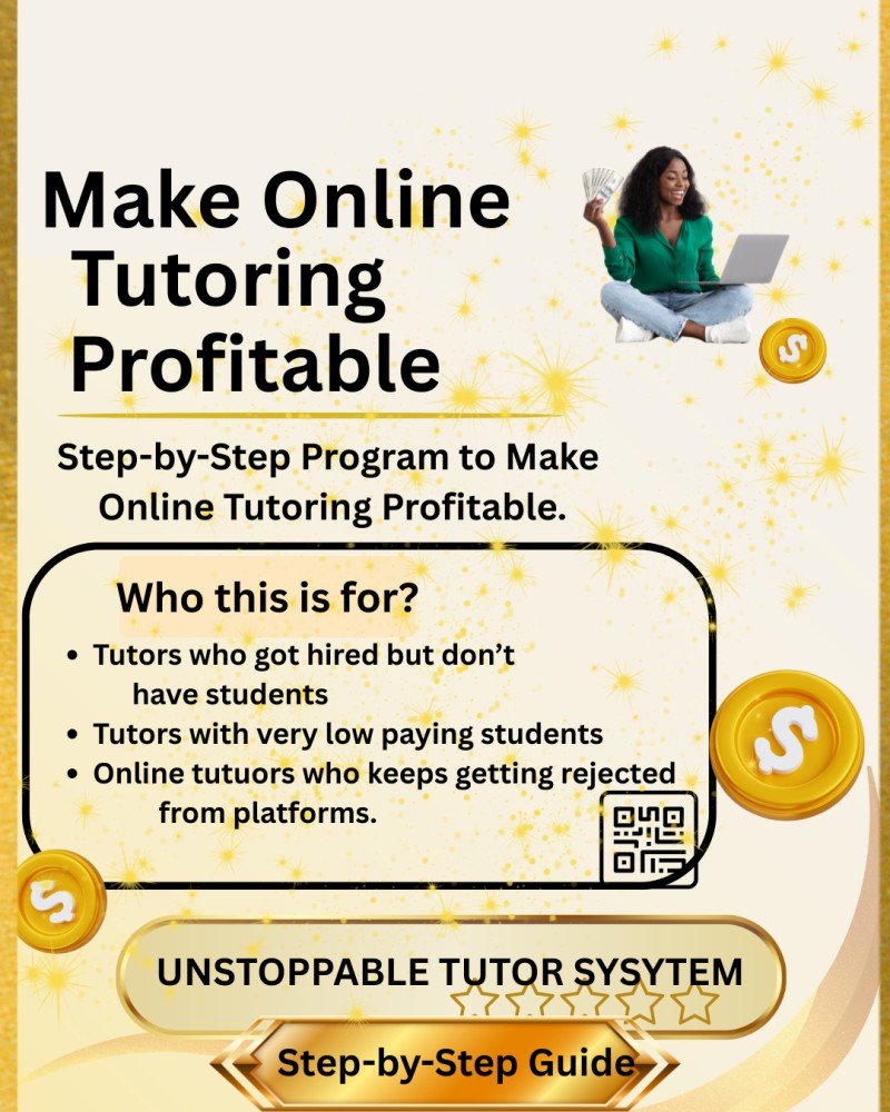 Buy UNSTOPPABLE TUTOR SYSTEM (UTS) by Solange Sih on Selar