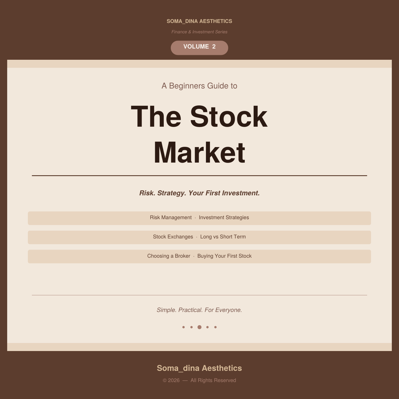 A Beginner's Guide to the Stock Market.(Volume 2)
