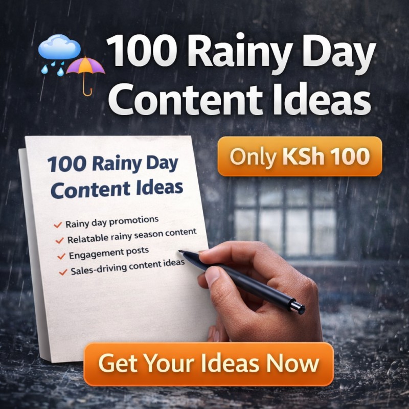 Rainy Day Content Ideas
