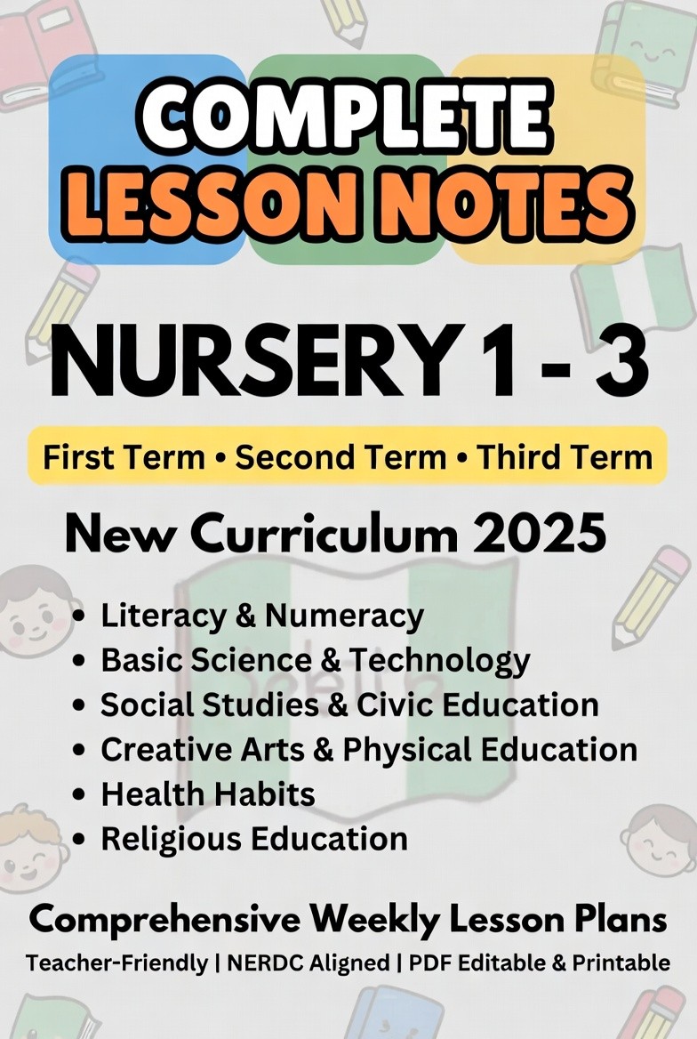 Nursery New Curriculum Lesson Note