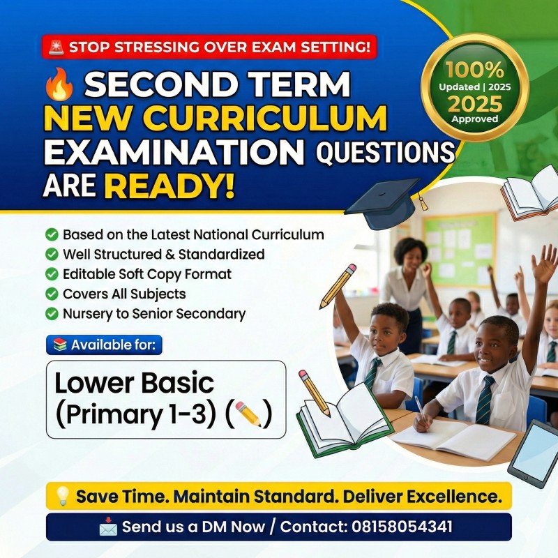 Primary 1-3 second term examination