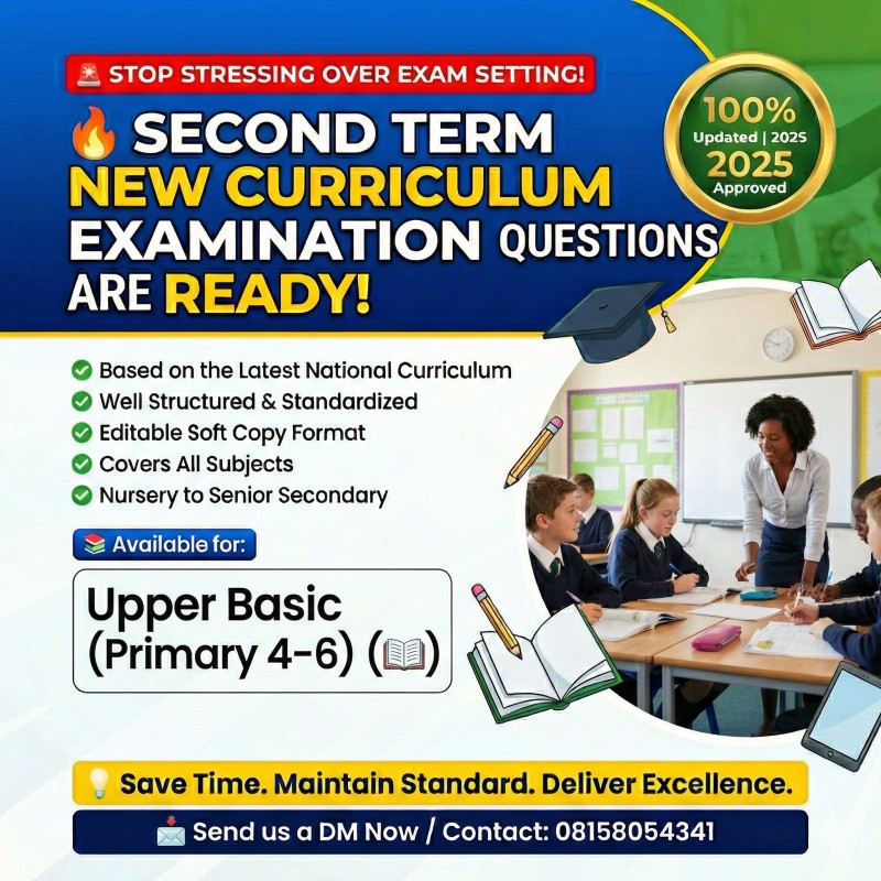 Primary 4-6 second term examination questions