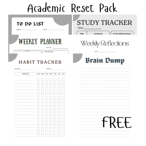 Academic Reset Pack