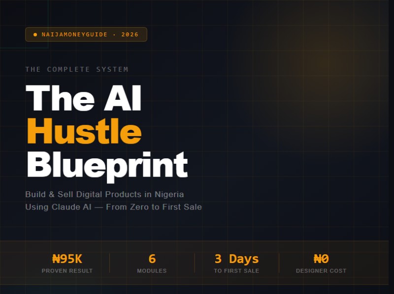 The AI Hustle Blueprint: Build & Sell Digital Products in Nigeria Using Claude AI