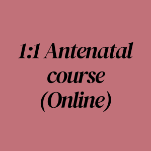 1:1 Antenatal course (Online)